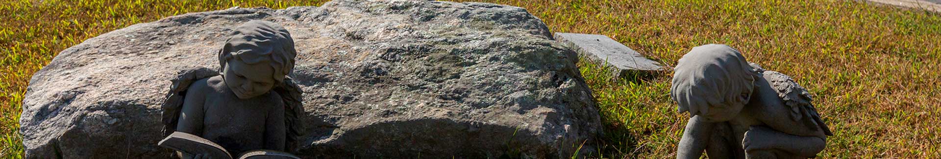 angels stone statues