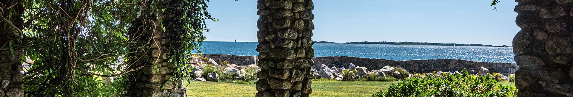 Enders Island ocean view from the grounds