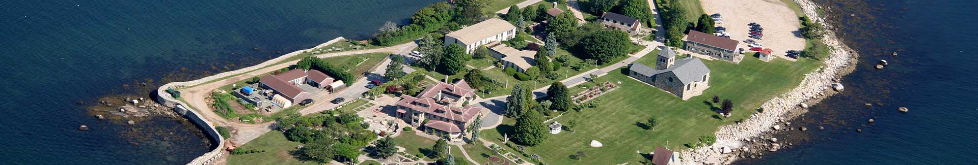 Areal view of Enders Island