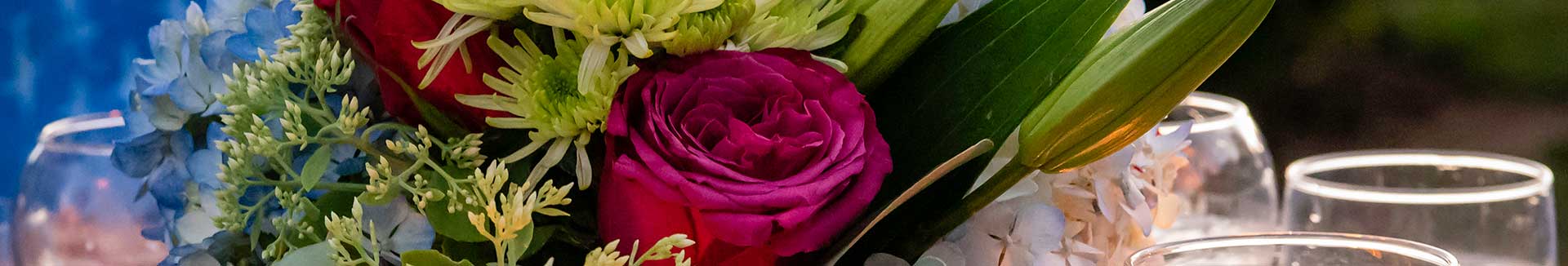 floral arrangement on a table