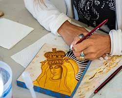 iconography of Mary workshop