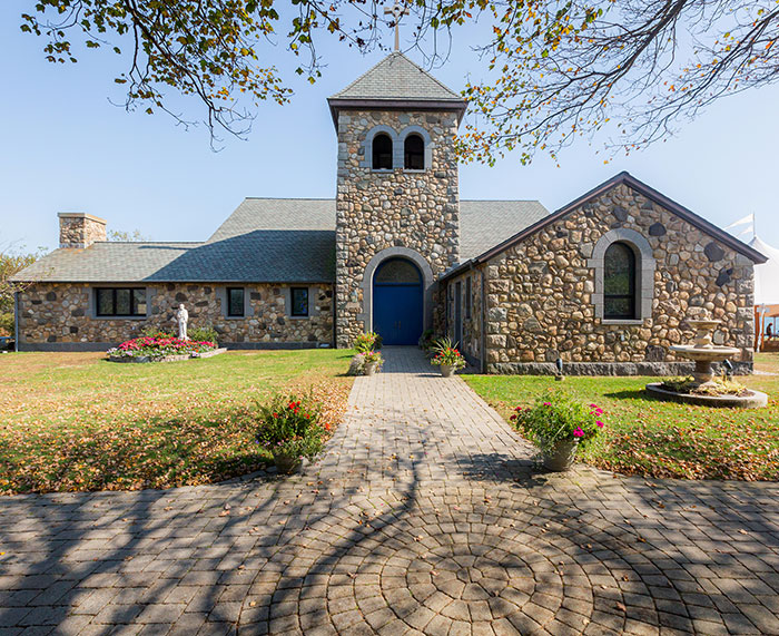 exterior of the building